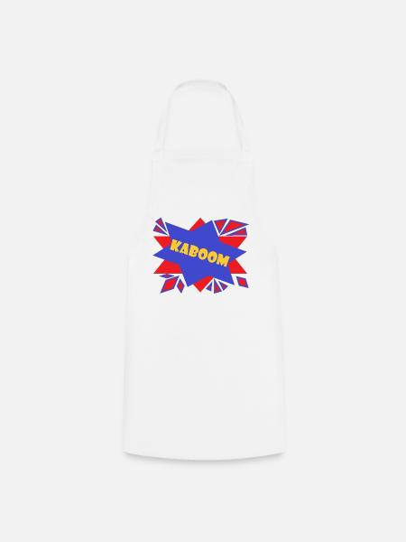 Comic Kaboom - Cooking Apron - white