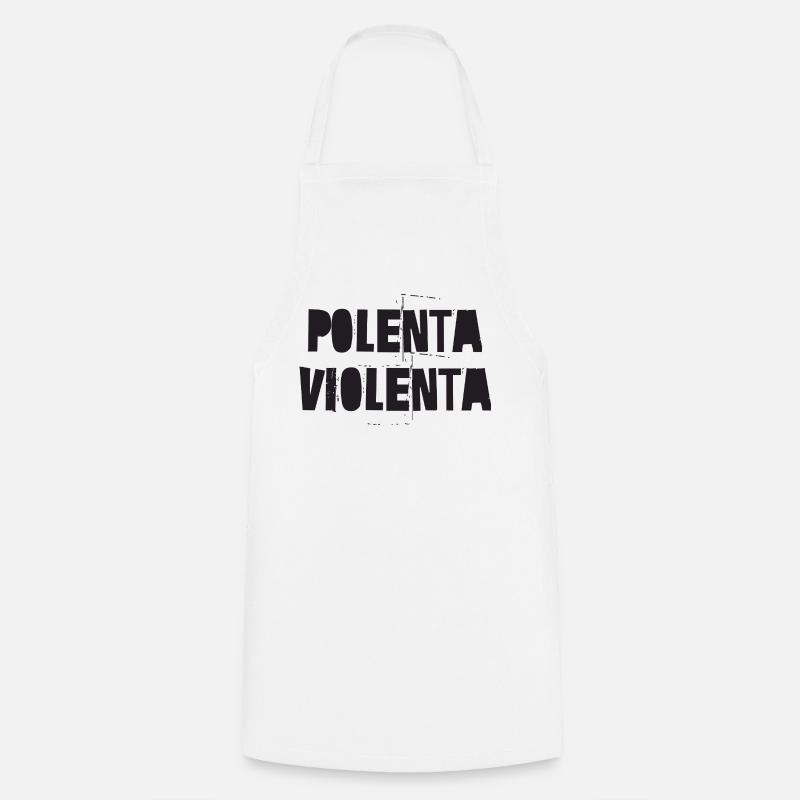 Polenta Violenta - Tablier de cuisine - blanc