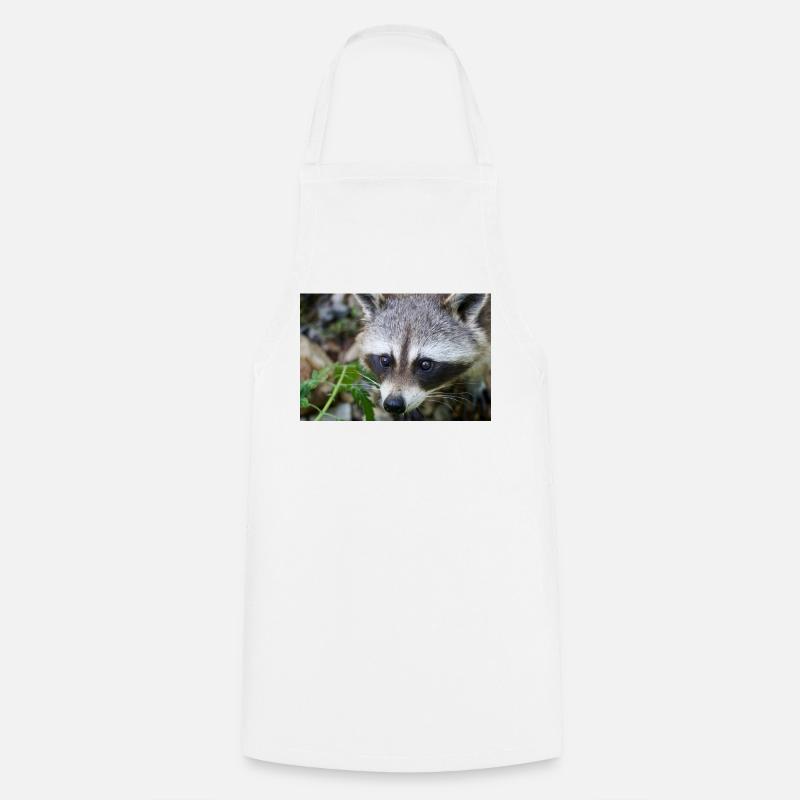 Raton laveur - Tablier de cuisine - blanc