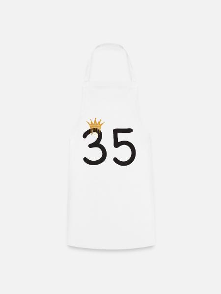 35 - Kochschürze - Weiß