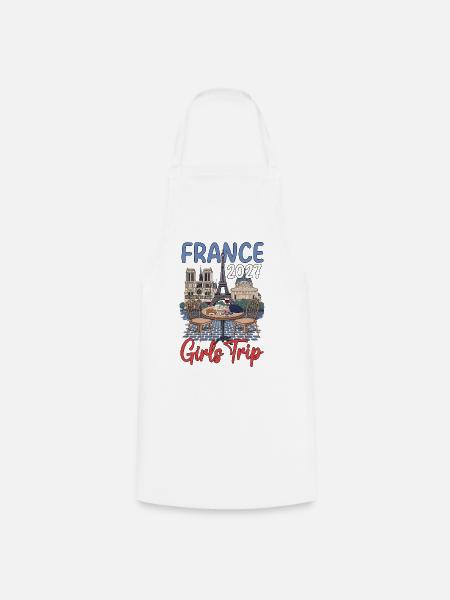 France Girls Trip 2027 - Kochschürze - Weiß