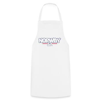 Norvège - Norvège - Norvège - Drapeau - Scandinavie - Tablier de cuisine - blanc - Devant - AI Model Male 185 dark (185cm)
