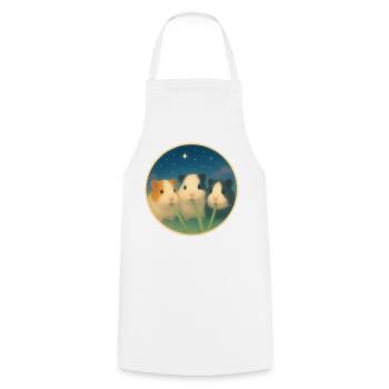 Amis pour la vie - Tablier de cuisine - blanc - Devant - AI Model Male 185 dark (185cm)