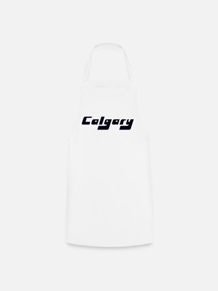 Calgary Canada - Kochschürze - Weiß