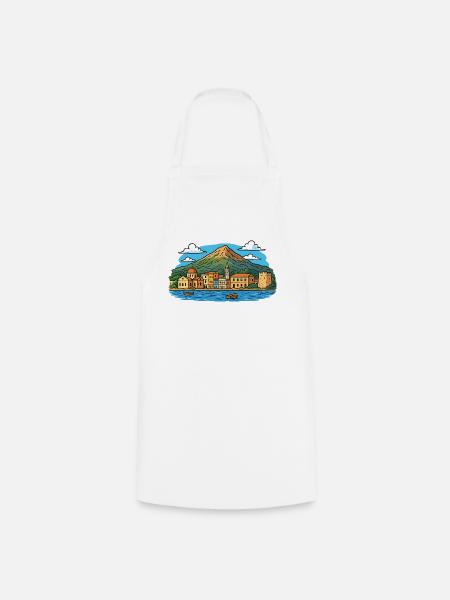Kreta Insel - Kochschürze - Weiß