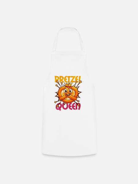 Bretzel - Kochschürze - Weiß