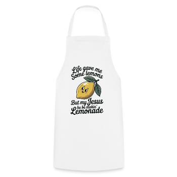  Leben Gab Mir Zitronen Jesus Macht Limonade - Kochschürze - Weiß - Vorne - AI Model Male 185 dark (185cm)