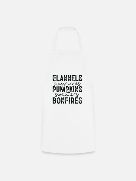 Halloween-Kürbis-Jubel - Kochschürze - Weiß
