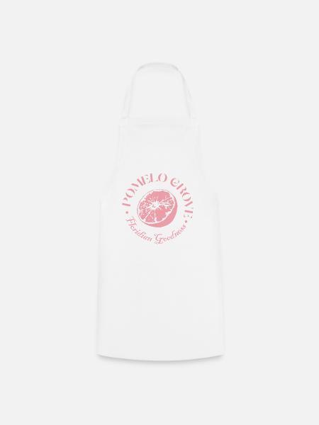 Rosa Zitrusfrüchte Umarmung Design - Kochschürze - Weiß