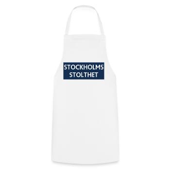 Fierté de Stockholm - Tablier de cuisine - blanc - Devant - AI Model Male 185 dark (185cm)