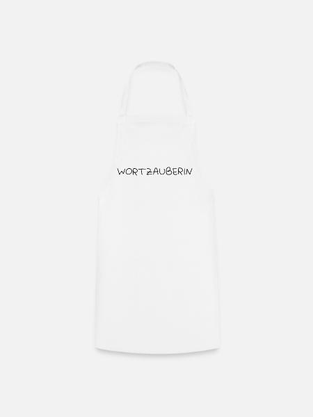 Wortzauberin - Kochschürze - Weiß