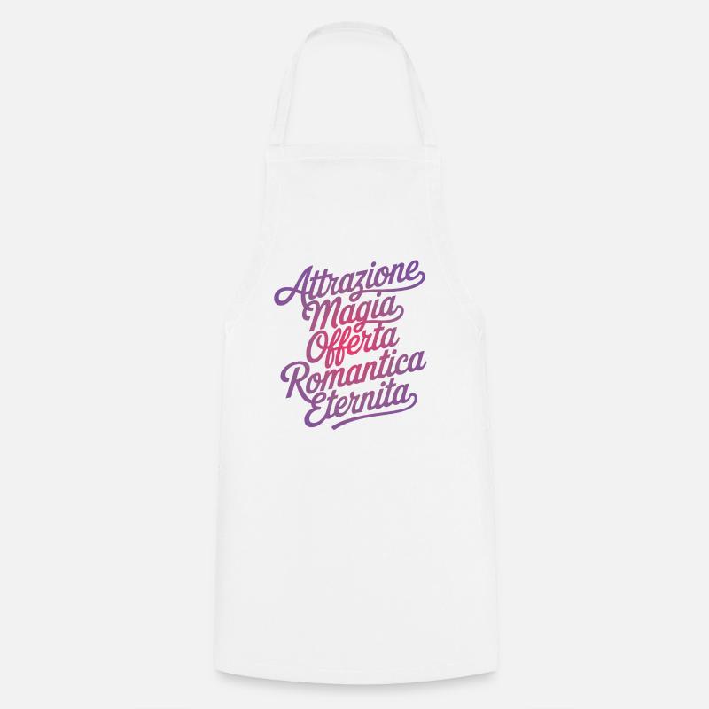 Romantic Design with Magic Effect - Cooking Apron - white