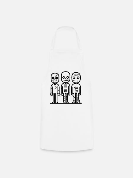 zombie_3 - Kochschürze - Weiß