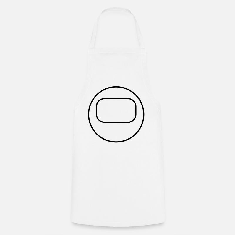 Geometric Abstract Artist Design - Cooking Apron - white