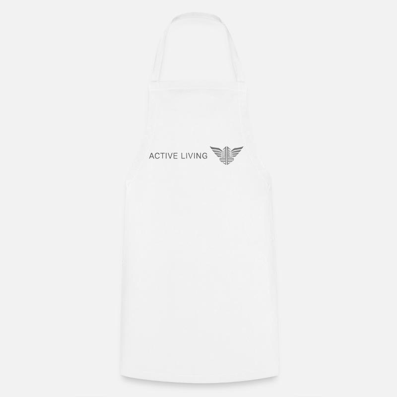 Bastion végétarien Icon Design - Tablier de cuisine - blanc