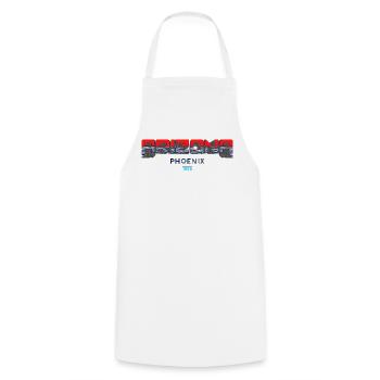 Arizona Phoenix 1986 Retro Design - Cooking Apron - white - Front - AI Model Male 185 dark (185cm)