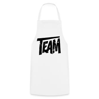Équipe - Tablier de cuisine - blanc - Devant - AI Model Male 185 dark (185cm)