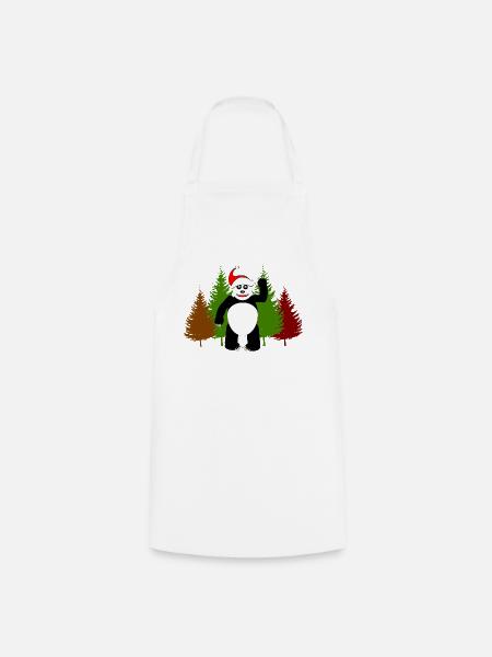 SANTA PANDA - Kochschürze - Weiß