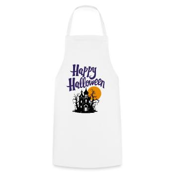 Joyeux halloween - Tablier de cuisine - blanc - Devant - AI Model Male 185 dark (185cm)