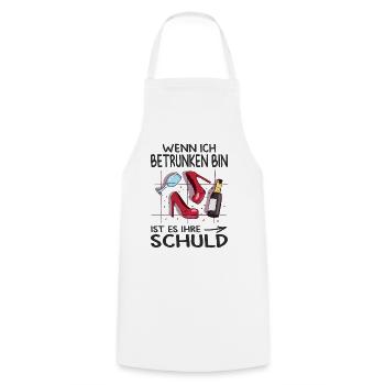 Beste Freundin Geschenk Partnerlook Mädelsabend - Kochschürze - Weiß - Vorne - AI Model Male 185 dark (185cm)