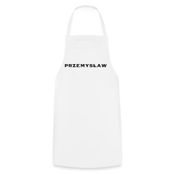 Przemyslaw - Tablier de cuisine - blanc - Devant - AI Model Male 185 dark (185cm)