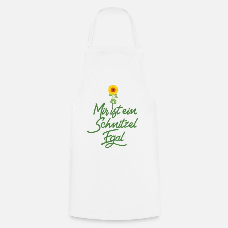I don't care about a schnitzel - Cooking Apron - white