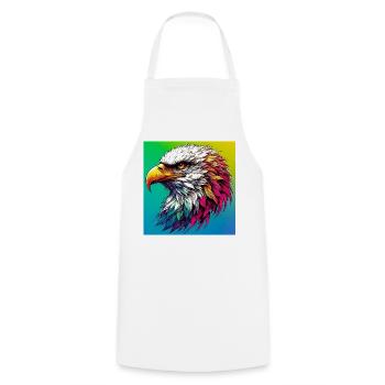 aigle - Tablier de cuisine - blanc - Devant - AI Model Male 185 dark (185cm)