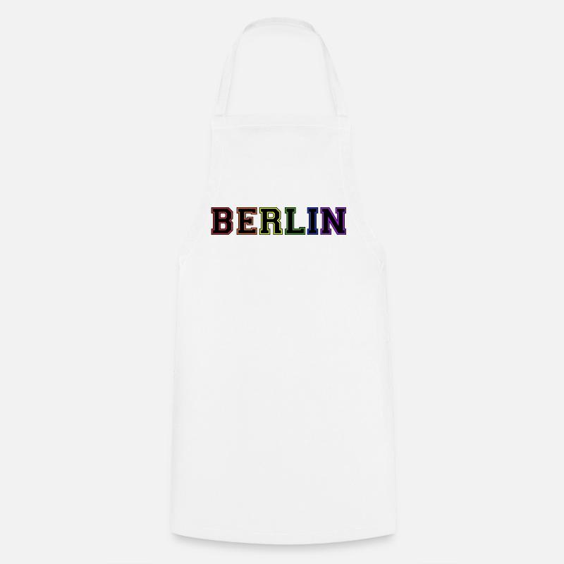 Arc-en-ciel universitaire de Berlin - Tablier de cuisine - blanc