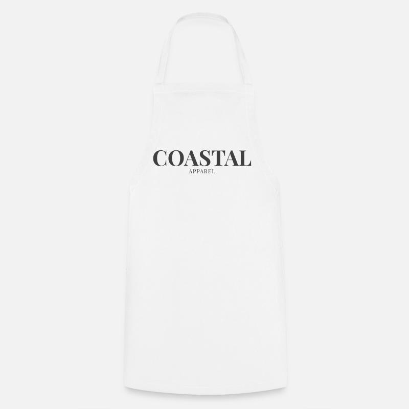 Coastal - Cooking Apron - white