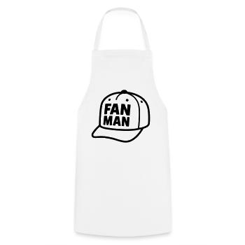 Casquette FANMAN - Tablier de cuisine - blanc - Devant - AI Model Male 185 dark (185cm)