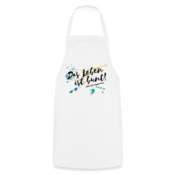 Life is Federal Childminder Kindergarten Educator Daycare Center - Cooking Apron - white - Front - AI Model Male 185 dark (185cm)