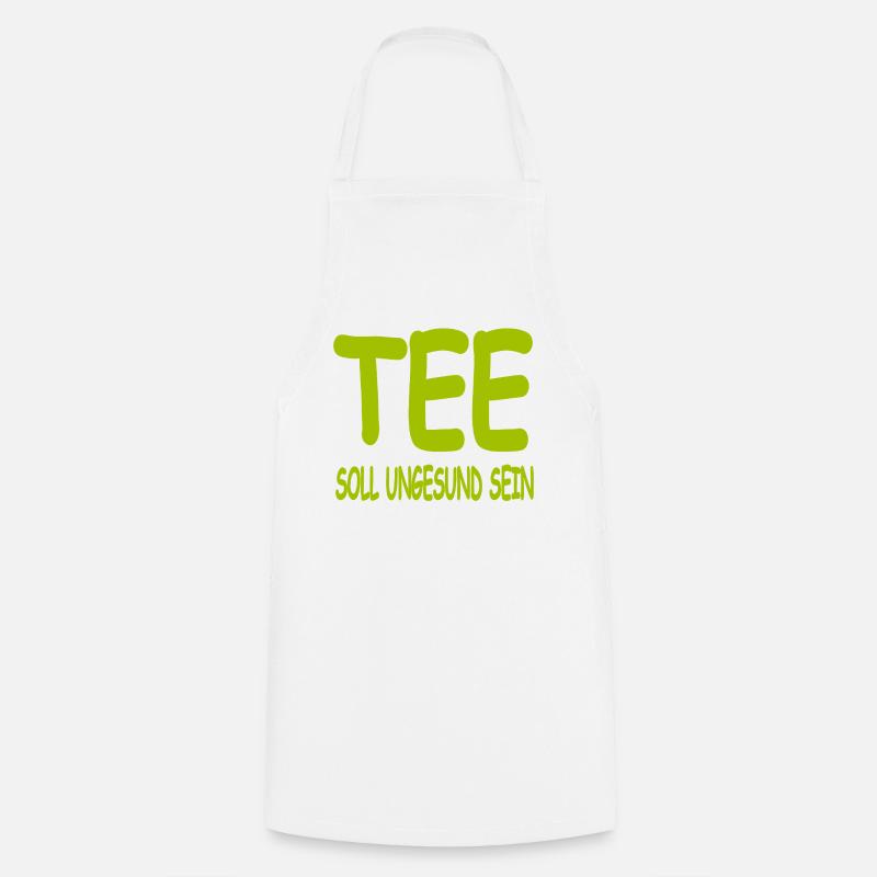 Tee - Kochschürze - Weiß