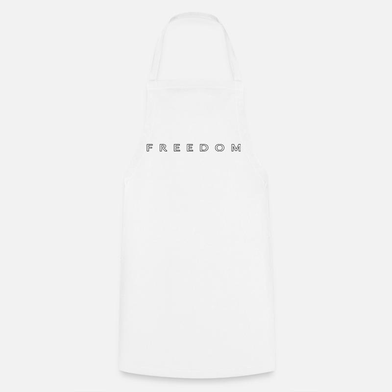 Liberté - Tablier de cuisine - blanc