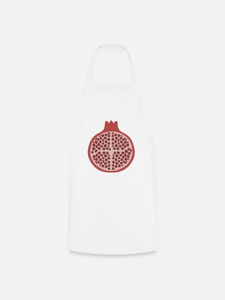 Demi-grenade - Tablier de cuisine - blanc