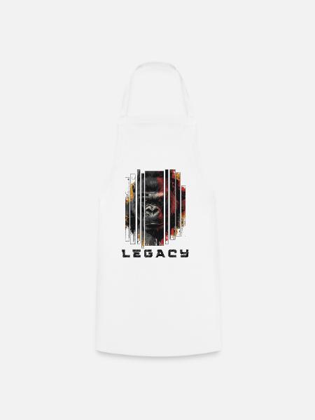 Legacy - Gorilla Kunst Design - Kochschürze - Weiß