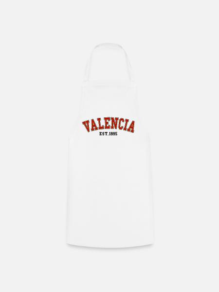 Valencia Est.1995 - Kochschürze - Weiß