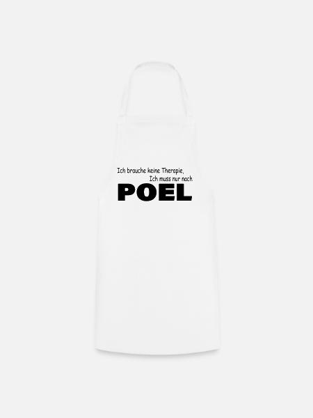 Therapie POEL - Kochschürze - Weiß