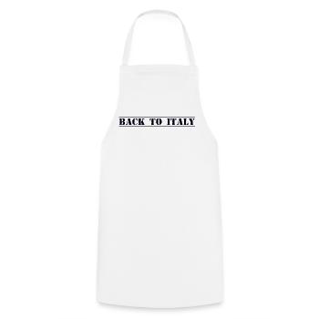 Italie Italien - Tablier de cuisine - blanc - Devant - AI Model Male 185 dark (185cm)