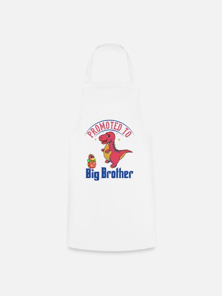 Befördert zu Big Brother Dinosaurs - Kochschürze - Weiß