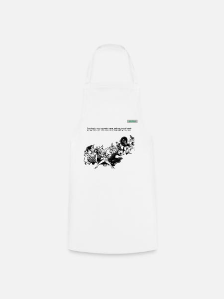 BACK ROW PARODY Design 001 - Kochschürze - Weiß