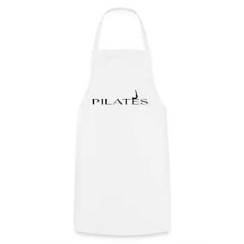 le pilates - Tablier de cuisine - blanc - Devant - AI Model Male 185 dark (185cm)