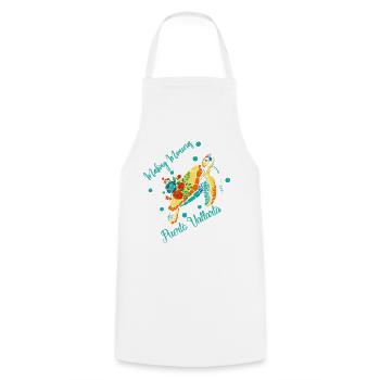Souvenirs de vacances à Puerto Vallarta - Tablier de cuisine - blanc - Devant - AI Model Male 185 dark (185cm)