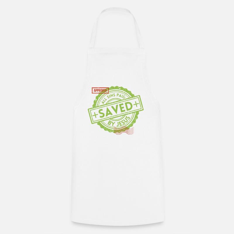 SAVED_Green_1 - Cooking Apron - white