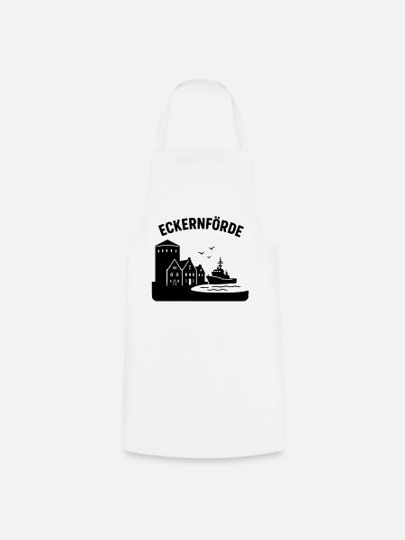 eckernförde schleswig holstein - Kochschürze - Weiß