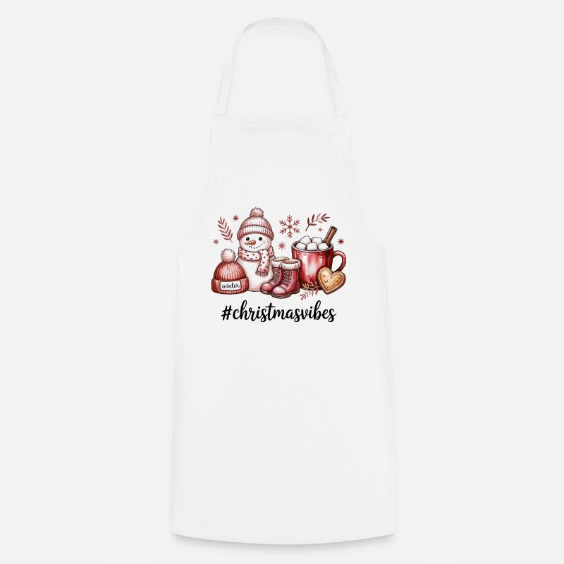 Winter Magic Christmas Vibes - Cooking Apron - white