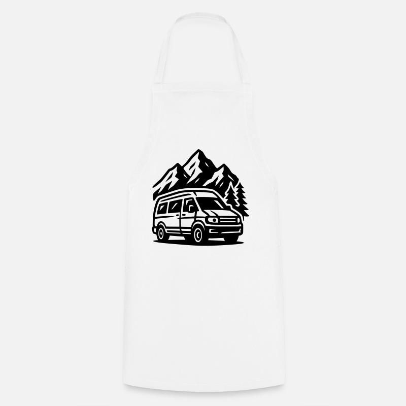Vanlife - Tablier de cuisine - blanc