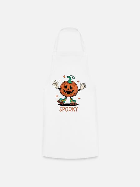 Spooky Halloween - Kochschürze - Weiß