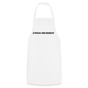 crew member - Cooking Apron - white - Front - AI Model Male 185 dark (185cm)