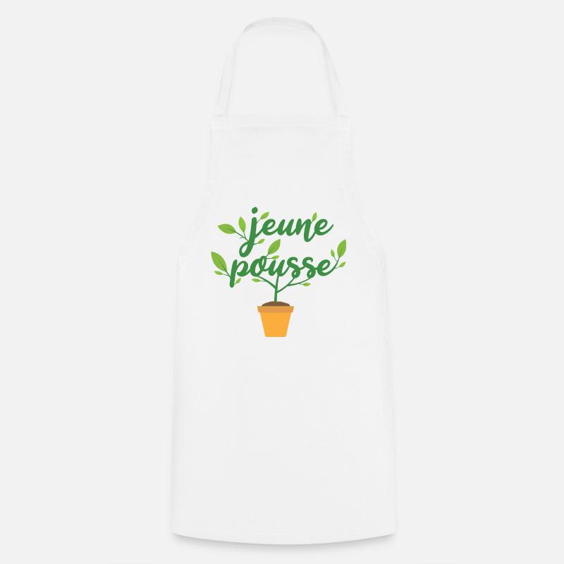jeune pousse - Tablier de cuisine - blanc