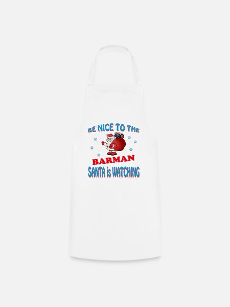 SANTA BARMAN - Kochschürze - Weiß